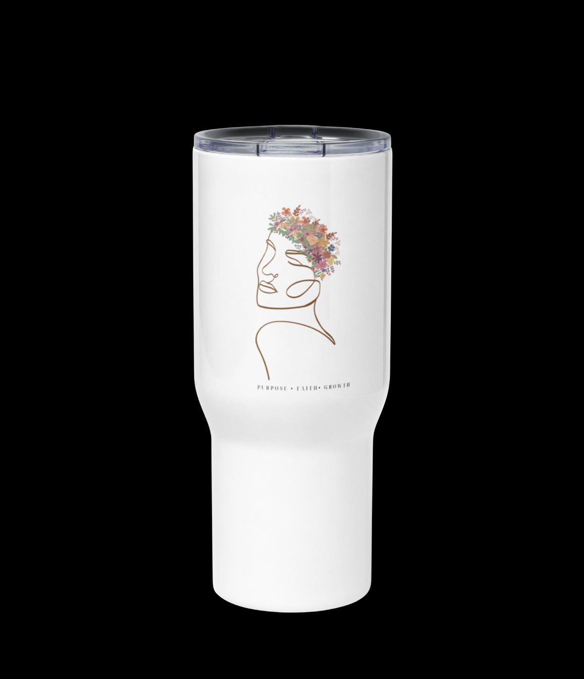 Flourish In Faith Travel Mug