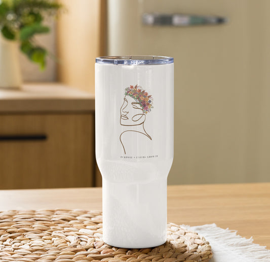 Flourish In Faith Travel Mug